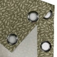 thumbnail image 4 of Ambesonne Leaves Grommet Curtain, Antique Leafy Branches, 50" x 84", Pale Brown and Khaki, 4 of 6