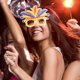 thumbnail image 2 of Gafas de plumas de colores, montura sin lentes para cumpleaños, Halloween, carnaval, fiesta de baile, mascarada, graduación, boda, disfraz de cosplay, recuerdos de fiesta., 2 of 6