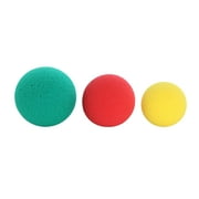 CanDo memory foam hand ball set (12 ea: yellow, red, green)