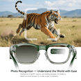 thumbnail image 2 of Transparent Green Al Smart Glasses with 8MP Camera, 2 of 3