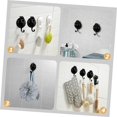 thumbnail image 2 of 2 Pcs Hook up Traceless Wall Hooks Wall Suction Hooks Decorative Wall Hook Jewelry Hooks Heavy Duty Coat Hangers Wreath Hangers Vacuum Hooks Wall-Mounted Hooks Non-Punching Hooks, 2 of 5