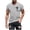 Gray-02, variant on Rvwovn Men's Short Sleeve Crewneck T-Shirt, Summer Casual Tee with Cross Graphic Print S-2X