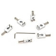 thumbnail image 1 of 6 Pieces Guitar Bridge Upgrade Structure Classical Pretty Design Fixed Bridges Easy Installation Bass Spare Parts for Children, 1 of 6