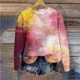 thumbnail image 2 of successthop Sweatshirt for Women Plus Size Crewneck Long Sleeve Sweaters No Hood Pullover Tops Print Fall Clothes XL, 2 of 4