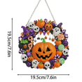 thumbnail image 4 of Ailezt Halloween Decor Halloween Pumpkin Painting For Kids DIY Arts Hanging Handmade Party Activity, 4 of 5