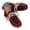 Wine, variant on Modisza Womens Suede Loafers Lace up Slip on Comfortable Flat Shoes Business Casual Dressy Round Toe Walking Sneakers size 6.5 Black