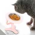 thumbnail image 4 of Comedentes De Gato De Mascotas De Acero Inoxidable, Tazones De Comida Para Gatos 15 Alimentador Antideslizante De Acero Inoxidable Inclinado Para Alimentación Diaria De, 4 of 7