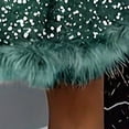 thumbnail image 6 of Ohufall Womens Halter Dresses Trendy Sleeveless Sequin Knee-length Dresses Loose Cocktail Party Dresses, 6 of 8