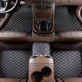 thumbnail image 4 of 5pcs Car Floor Mats Universal Waterproof Front Rear Full Set Auto Rugs Leather Car Carpet Accessories Interior, 4 of 5