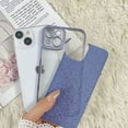 thumbnail image 4 of Compatible with iPhone 14 Pro Case Glitter Luxury Cute Flexible Bling Cover Camera Protection Shockproof Phone Case for Women Girl Men Design for iPhone 14 Pro 6.1'' Purple, 4 of 11