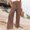 *Coffee, variant on Women High Waisted Cotton Linen Pants,Wide Leg Pants with Pockets ,Comfy Casual Trousers Light Blue,Womens Plus S