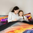 thumbnail image 5 of Castle Fairy Sport Car Twin Comforter Sets for Children Adults,Speed Race Car Bedding Set, 5 of 8