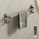 thumbnail image 1 of Toallero gris | Toallero de baño sin taladros con ganchos | Toallero de pared de aleación de aluminio para organizar el baño, 1 of 6