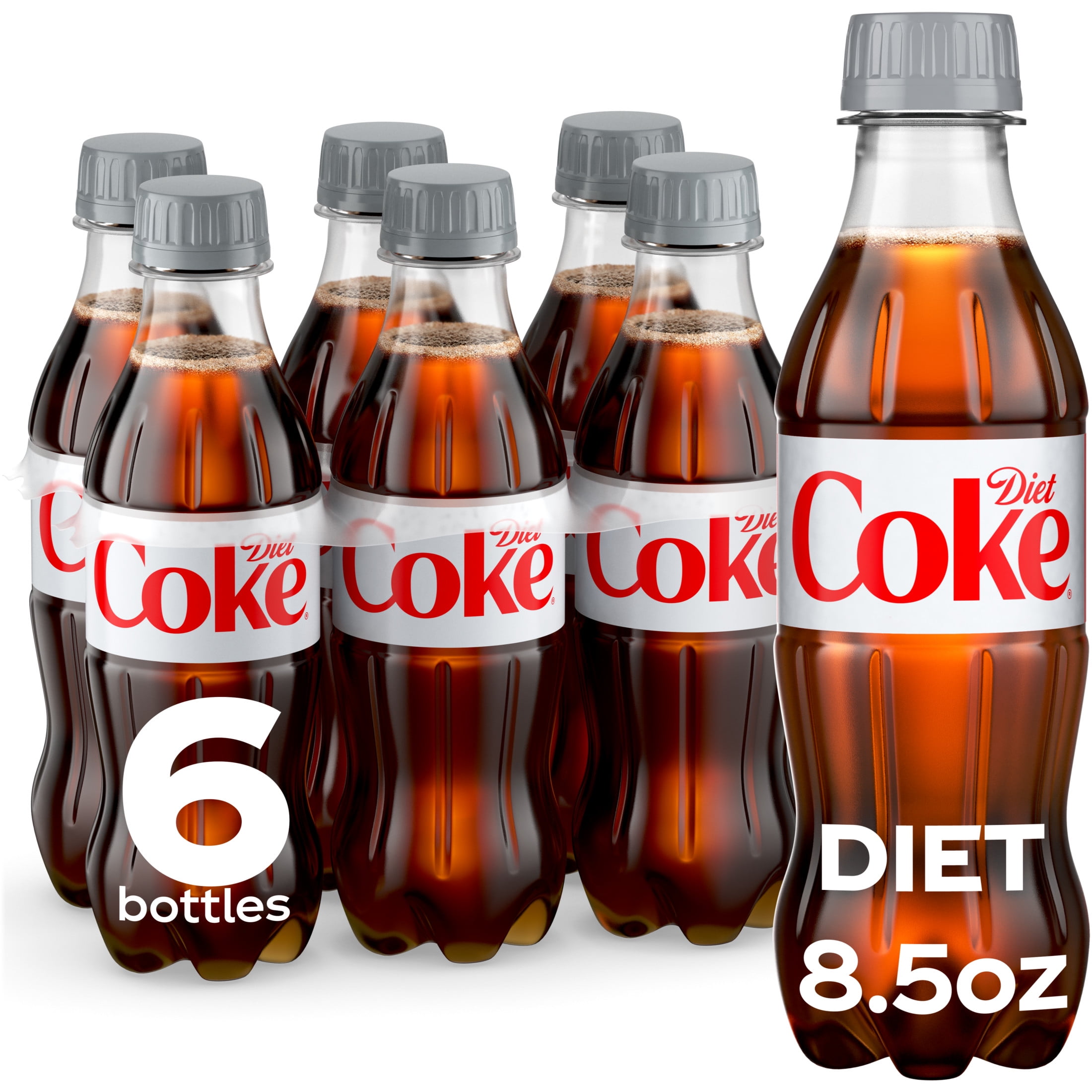 Coca-Cola Soda Pop, 8.55 fl oz Bottles, 6 Pack - Walmart.com