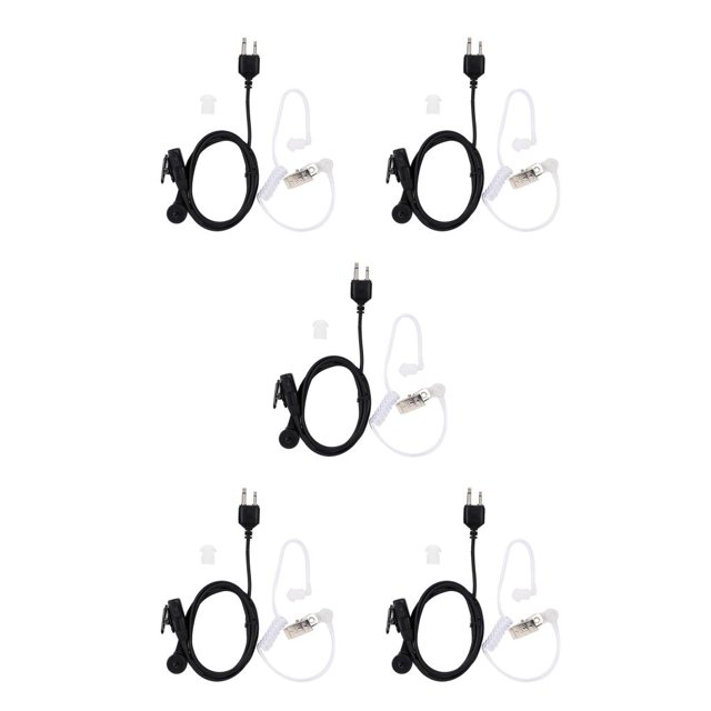 tredstone Oreillette Radio Bidirectionnelle Casque Externe Microphone Protection de Sécurité Remplacement pour IC-12A 1 5Ensemble