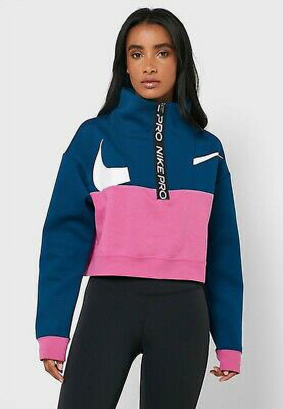 Nike Women's Color Block Track Jacket Blue photo 2