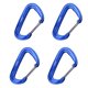 thumbnail image 1 of 4pcs Azul 12KN D e Alambre de Del Mosquetón Clip Gancho Viaje Camping Escalada Cola Mosquetón de escalada, 1 of 4