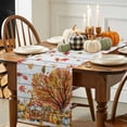 thumbnail image 3 of Thanksgiving Table Runner, Autumn Thanksgiving Kitchen Dining Table Decoration for Home Party Decor 13x108 Inches, 3 of 9