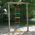 thumbnail image 6 of DYNWAVE Rainbow Climbing Rope Ladder, 6 Rungs, 6 of 9