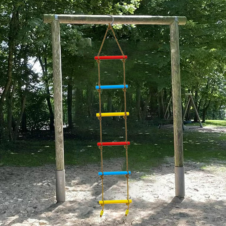 Rope Ladder with 6-Section Straps for Balance Exercise Equipment