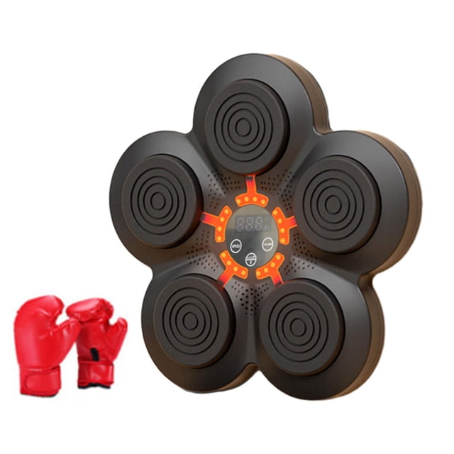 Máquina de boxeo musical, entrenador de caja rítmica, objetivo de pared electrónico para karate, MMA, kickboxing, coordinación de reacción de velocida con guantes para adultos