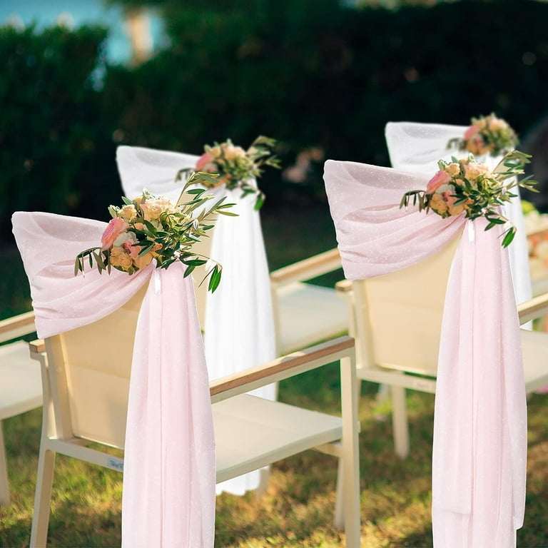 Tulle chair covers sale