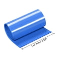 thumbnail image 2 of PVC Heat Shrink Tubes 115mm Flat Width Wrap for Dual Layer 18650 1 Meter Blue, 2 of 4