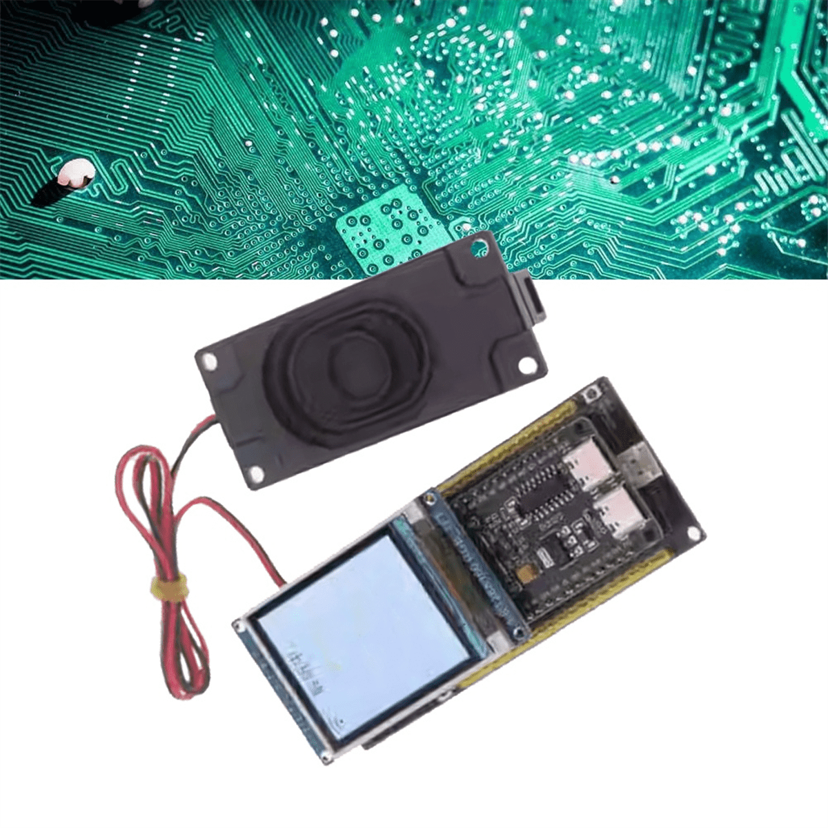 AI Voice Chat Robot ESP32-S3 Development Board+1.8inch Color Screen Kit for Student Educational Motherboard,1 * Development Board Breadboard Kit,Random