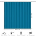thumbnail image 2 of Shower Curtain Set 4 Piece include Shower Curtain and Rugs and Non Slip U Shaped Toilet Rugs Luxury Bathroom Decor CG Blue, 2 of 5