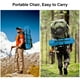 thumbnail image 4 of SAILARY Sillas plegables para acampar, silla de jardín resistente con bolsa térmica, bolsillo de almacenamiento, bolsa impermeable, sillón para exteriores, soporta 225 libras, azul, 4 of 5