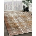 thumbnail image 2 of Ahgly Company Indoor Rectangle Traditional Dark Gold Brown Persian Area Rugs, Swatch Sample, 2 of 6