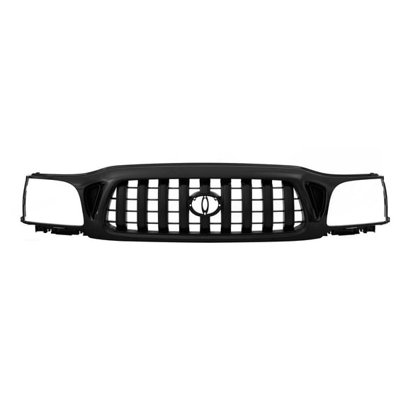 Grille Assembly Compatible with Toyota Tacoma 2001 2002 2003 2004 Grill (Black)