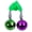 Clip-On Colored Brass Bells, variant on Screw Screw Bell Spring Plastic Clip Fish Bell Fishing Alarm Double Ring Bell
