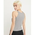 thumbnail image 2 of Hanes Originals Women's Cotton Ribbed Tank Light Steel XS, 2 of 5