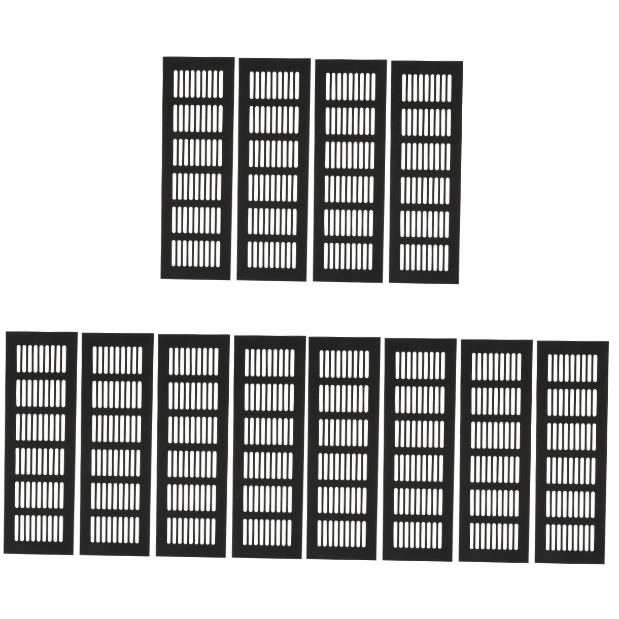 Masteelf 12 pcs Vents Cover Grille Wardrobe Shoes Cabinet Air Vent Grille for Furniture