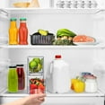 thumbnail image 3 of Sorbus Fridge Drawers - Clear Stackable Pull Out Refrigerator Organizer Bins - Food Storage Containers for Kitchen, Refrigerator, Freezer & Vanity (2 Pack | Small), 3 of 4
