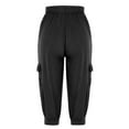 thumbnail image 4 of Women's Casual Capri Pants With Pockets Comfortable Stretchy Yoga Trousers For Everyday Wear And Light Exercise, 4 of 5