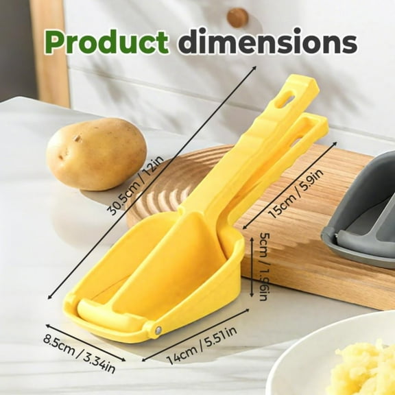 Haful Kitchen Manual Potato Presspotato Masher 2025 New Manual Masher Masher for Vegetable and Portable Potato Masher Kitchen Tool for Potato