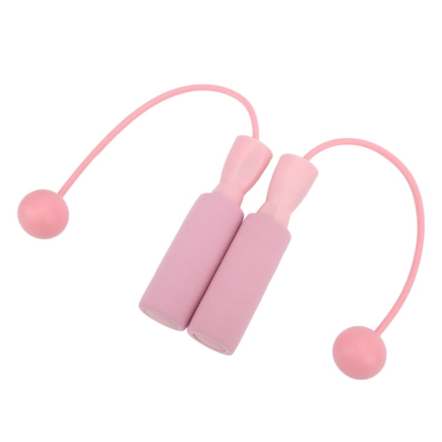 Cordless Jumping Rope, Fitness Ropeless Rope Fast Rotation Double Ball Bearings Portable For Workout Pink