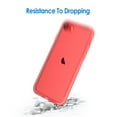 thumbnail image 6 of JETech Case for iPhone SE 3/2 (2022/2020 Edition), 4.7-Inch, Shockproof Phone Bumper Cover, Anti-Scratch Clear Back (Red), 6 of 6