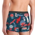 thumbnail image 5 of Kll Colorful Mushrooms Men'S Cotton Boxer Briefs Underwear-Medium, 5 of 9