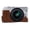 Brown, variant on 1/4 inch Thread PU Leather Camera Half Case Base for Canon EOS M100