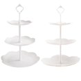 thumbnail image 2 of Soporte para tartas de 3 niveles Plato de frutas Soporte para cupcakes PP Postres Frutas Soporte para dulces Soporte Bandeja para servir bodas AweSitey JJ17649-02, 2 of 6