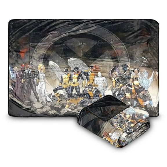 Marvel X-Men X-Force Fleece Softest Throw Blanket| Measures 60 x 45 Inches