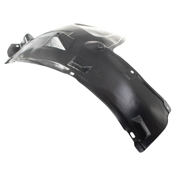 TRQ Front Right Rearward Inner Fender Liner Black Passenger Side Fits Select 2007-2008 INFINITI G35 IN1249107