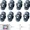 8PCS, variant on Aircraft Strobe Light Remote Wireless Motorcycle Flash Light Warning Lights for Bike Car Multifunctional