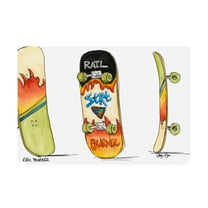 Trademark Fine Art 'Rail Burner' Canvas Art by Jennifer Goldberger