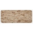 thumbnail image 1 of Camo Kitchen Mat, US Marine Desert Marpat Digital Texture Background in Brown Colors, Plush Decorative Kitchen Mat with Non Slip Backing, 47" X 19", Pale Brown Cinnamon, by Ambesonne, 1 of 1