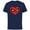 Navy, variant on Spider-Man Sixties Heart Mask Logo - Short Sleeve Cotton T-Shirt for Adults - Customized-Navy