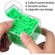 thumbnail image 5 of Paquete de 4 rompecabezas en 3D, juego de juguetes para enigmas: cubo de velocidad 3x3x3/bola mágica de arcoíris/cubo mágico de laberinto 3d/cubo de serpiente mágico; Juegos de, 5 of 5